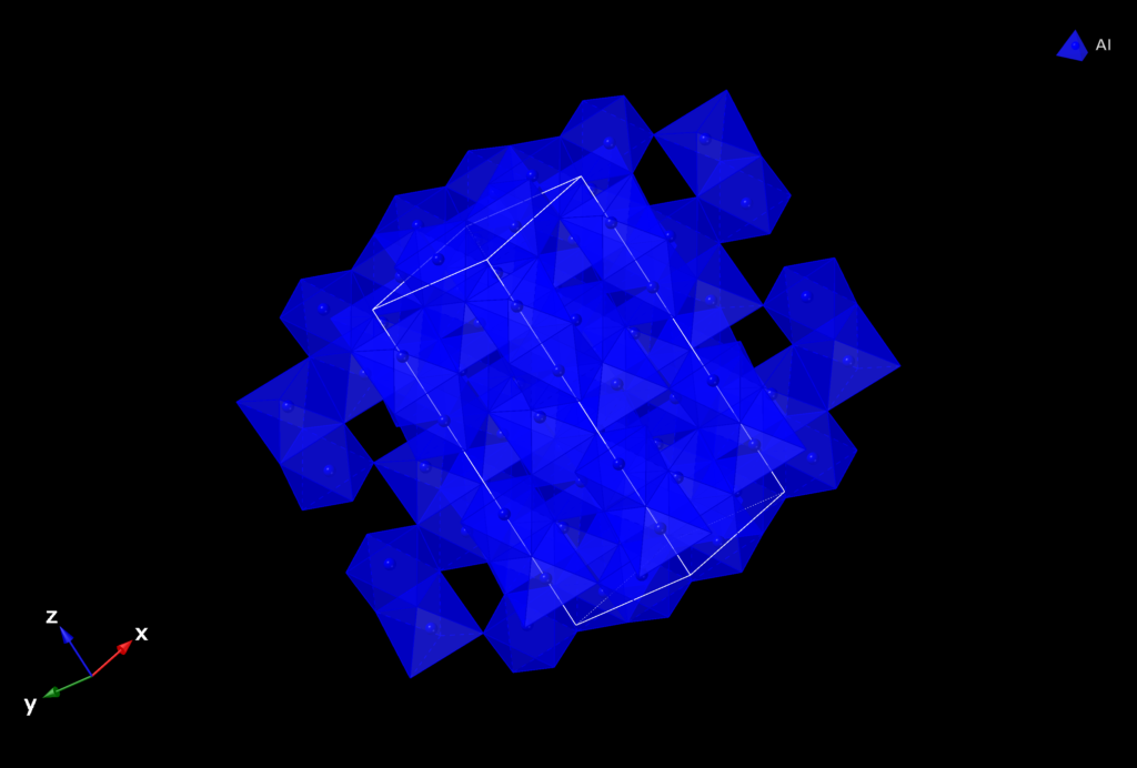 بلور کروندوم Al2O3