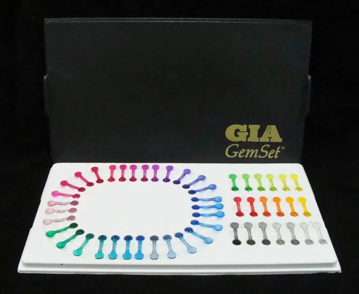 ست تشخیص رنگ سنگ رنگی نسخه چرخ