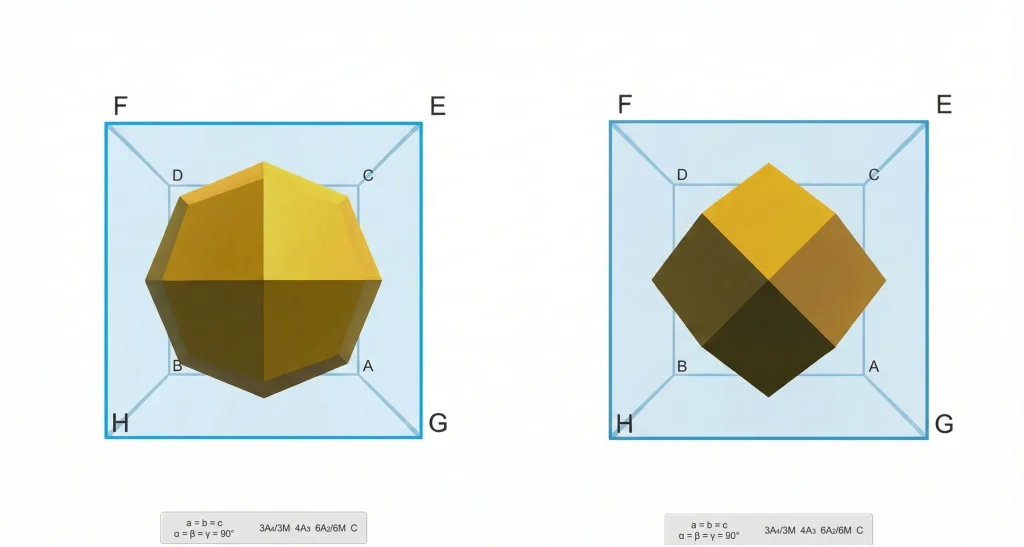 فرم‌های کریستالی دمانتوئید